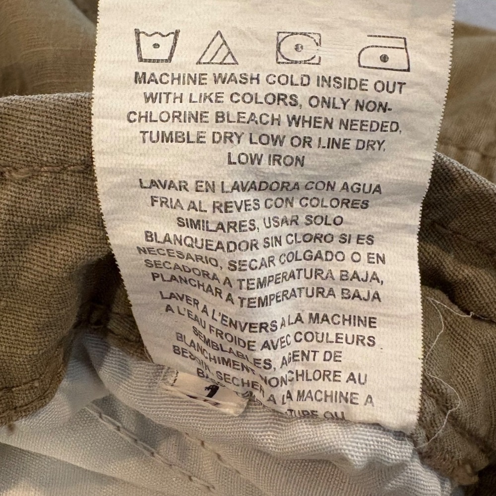 Wrangler Relaxed Fit Cargo Shorts Mens Size 40 Tan Cotton Spandex Pockets Casual - Picture 12 of 12